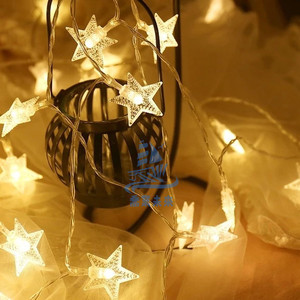 USB & <b>Battery</b> <b>Operated</b> 10M LED Decorative String <b>Lights</b> Star Fairy <b>Lights</b> for Outdoor Christmas Parties - Product Image 4