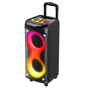 ลำโพงคาราโอเกะแบบพกพาพร้อมไฟ RGB กำลังขับสูง 1000 วัตต์ เชื่อมต่อบลูทูธ พร้อมไมโครโฟนไร้สาย 2 ตัว - Product Image 3