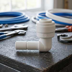 Raccord rapide en plastique pour tuyau - Connecteur à enfoncer manuel pour pièces de filtre à eau RO (Écologique) - Product Image 2