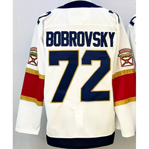Camiseta de Hockey de los Florida Panthers para Hombre, Roja, Clásica de Invierno 2026, Arena Showcase # 72 Sergei Bobrovsky - Product Image 5