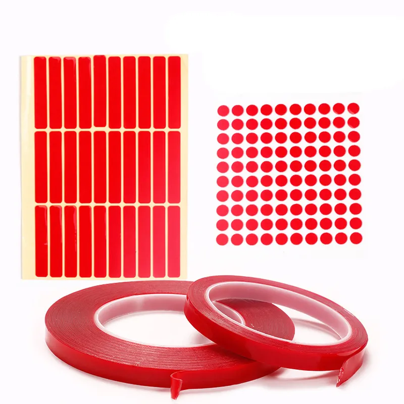 3m 10m Waterproof Removable Clear Cut-free Nail Tape Double Side Adhesive Nail Art Tape for Press on Nail Display