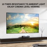 Écran de projection UST Seeball Factory Bsp Alr 100 pouces 4K PET, cadre en alliage d'aluminium, 16:9, home cinéma, gain 0.8, 160