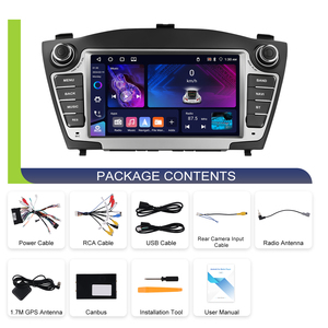 Podofo 7'' Android Car Stereo For Hyundai Tucson/IX35 2009-2015 4+64GB Car Radio BT GPS <b>Wireless</b> CarPlay Android Auto - Product Image 6