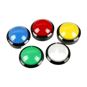 Led Arcade Push Button High Quality 60mm Swith Machine Round Game Push Button Arcade Game PushButton With LED