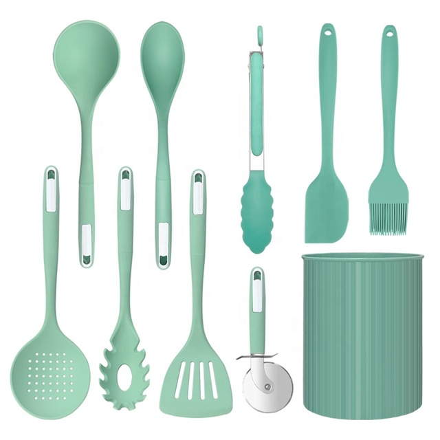 New 2024 Hot Selling Products Silicone Kitchen Utensils Set Home and Kitchen Tools Silicone Cooking Tool Set Kitchen Accessories