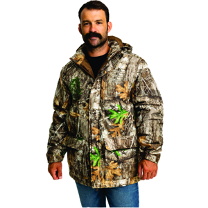 เสื้อพาร์กาผ้าใบมีฮู้ดแบบกันน้ำบุฉนวนซิป ผลิตตามสั่งแบบ OEM |   อุปกรณ์ล่าสัตว์ฤดูหนาว EDGE - Product Image 1