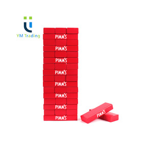 Giant Outdoor Yard Tipsy <strong>Topple</strong> Tower Game Classic Wooden Tumbling Tower Blocks Game with Carry Bag for Kids and Adults - Product Image 2