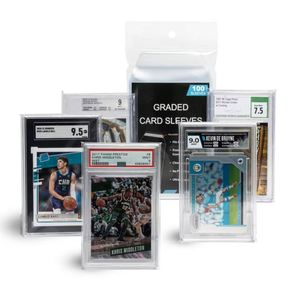 Protège-cartes FX Premium Perfect Fit en matériau PP, épaisseur 0,05, pour cartes gradées YuGiOh CSG HGA SGC Tcg Poke Mon - Product Image 1