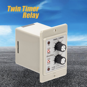 Manhua On Off Double Timer Relais Bouton Contrôle Temps Commutateur <span class=keywords><strong>ATDV</strong></span> 6S-60M Carte Relais 24 à 240VAC/DC Accès Électrique - Product Image 4