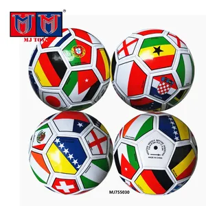 Yeni oyuncak özel Logo en kaliteli 9 inç futbol topu enterfootball futbol ile iyi klasik futbol topu top futbol