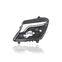 Ensemble de phares LED KGKB pour Benz Sprinter W906 2014-2018, lentille de projecteur 6500K, DRL, clignotant séquentiel dynamique, démarrage Plug & Play