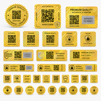 Etiquetas Holográficas Personalizadas, Etiquetas con Código QR para Rascar y Verificar, con Códigos de Serie Individuales, Códigos QR Coloridos Personalizados