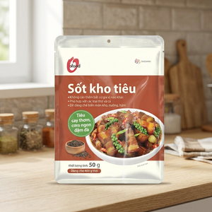 Sauce au porc braisé aux grains de poivre 50g - O'food Marinade et assaisonnement prêts à l'emploi pour la cuisson des ragoûts - Product Image 1