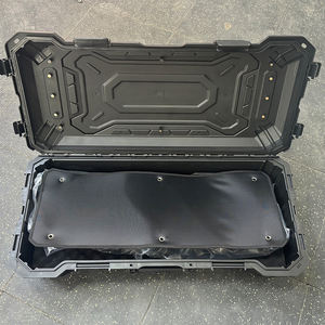 Boîte universelle noire 84L pour <span class=keywords><strong>tente</strong></span> de voiture sur le toit Boîte à outils de camping verrouillable avec coque rigide pour l'extérieur - Product Image 3