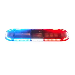 Barra de luz led de emergencia para coche, luz intermitente de 47 pulgadas, montada a prueba de agua, color ámbar, de tamaño completo - Product Image 1