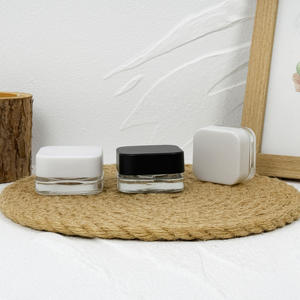 Tarro de concentrado de vidrio de 5ml, 7ml y 9ml con tapa CR a prueba de niños, fondo grueso, pequeño contenedor de crema transparente para ojos, a prueba de olores - Product Image 4