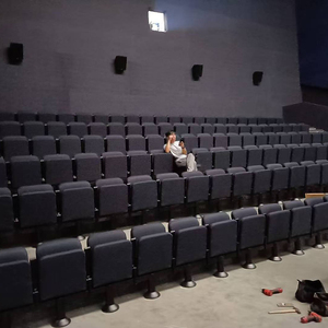 Sièges d'auditorium ventilés par pied indépendants de haute qualité sièges de cinéma de salle de musique de performance - Product Image 1