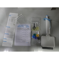Micropipette multi-canaux 8/12, pipette 10-100 µl, volume réglable, autoclavable