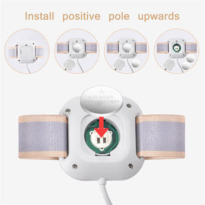 Daytech BA01 Matériau ABS à sensibilité moyenne Vibration sonore Alarme d'énurésie nocturne Capteurs de pipi pour enfants âgés Moniteur d'humidité - Product Image 4