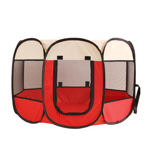 Corralito plegable para perros, tienda de ejercicio para mascotas, perrera portátil para interior y exterior con cubierta de sombra de malla extraíble - Product Image 5