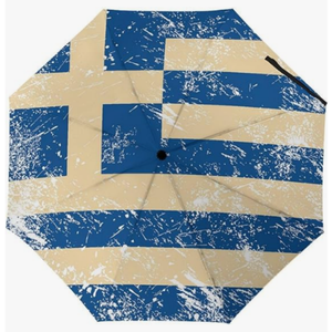 Parapluie pliant automatique de haute qualité, motif drapeaux du monde entier, série classique, structure robuste et pliable - Product Image 6