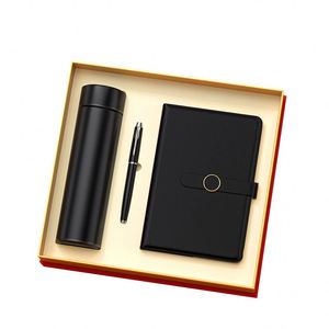 Promo Cadeau D'affaires Ensemble Notebook Stylo Bouteille D'eau Thermos Tasse Logo Personnalisé Oem Événement D'entreprise Promotionnel Clé Usb Coffret Cadeau - Product Image 2