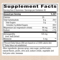 Gummies de Soutien au Sommeil à Marque Blanche : Ashwagandha, Mélatonine, Glycinate de Magnésium pour une Nuit Apaisante et Calme