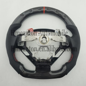 Produits populaires - Volant de direction en cuir perforé en fibre de carbone adapté aux voitures Infiniti G27 G37 - Product Image 5