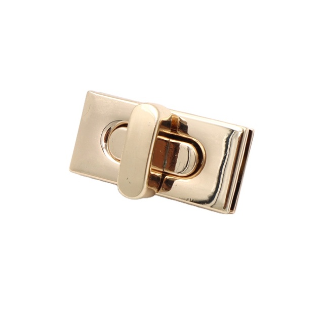 Metal Zinc Alloy Twist Lock Luggage and Handbags Closure Turn Lock Press Lock for Bag Accessories