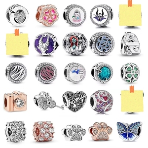Vente en gros de breloques en argent S925 de la marque HaYa, adaptées aux femmes, breloques en vrac pour bracelets et fabrication de bijoux - Product Image 1