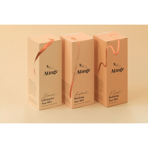 Dossiers à fermeture magnétique haut de gamme personnalisés avec votre propre logo pour l'emballage cosmétique de crème pour le visage et crème pour les yeux - Product Image 2