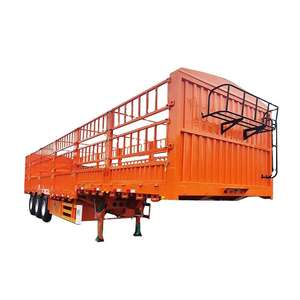 Remolque de 2 Ejes con Barandas Laterales para Transporte de Carga, Semirremolque con el Mejor Precio de Fábrica - Product Image 5