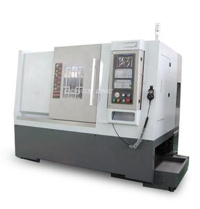 Máquina CNC de Torno de cama inclinada de potencia hidráulica automática, Metal de alta precisión TCK46, TCK46 - Product Image 6