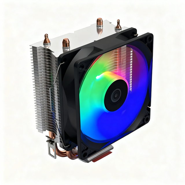 SUMOND CPU Cooler 3PIN Fan Vapor Chamber PC Material Heatsink for Intensive Gaming 4PIN Connector Heatpipe CPU Cooling