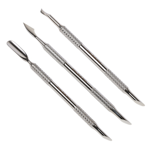 Pousse-ongles manuel <span class=keywords><strong>STALEKS</strong></span> Expert Series en acier inoxydable, outil de manucure, lame biseautée incurvée de style européen, pour ponçage manuel - Product Image 6