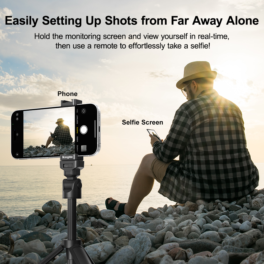 Kingma VL-PH01 Max Phone Vlog Monitor Screen & Clamp Mount Kit