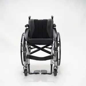 Newly Designed High Quality Lightweight Folding Aluminum Alloy Rehabilitation Treatment Supplies Sports Wheelchair