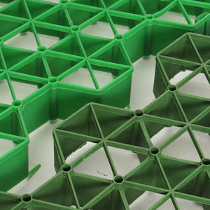 उच्च गुणवत्ता वाली काली-हरे छिद्रों वाली घास ब्लॉक गली पॉलीइथिलीन ग्रिड घास मंजिल स्थापना जाल - Product Image 4