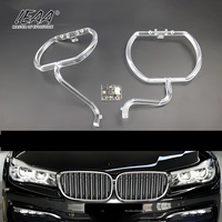 IEAA Bande lumineuse LED pour voiture, guide de lumière DRL, anneau de réparation de jaunissement des yeux d'ange, compatible avec BMW Série 7 G11 G12, configuration basse, 2016-2018