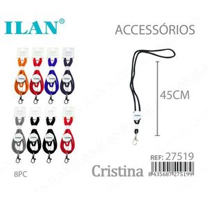 Cordino Personalizzato Ilan 45Cm con Clip per Carta d'Identità e Accessori - Product Image 3