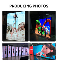 P2.5 per interni specchio pubblicitario Poster pannello LED digitale in piedi WIFI 4G pavimento LED schermo Poster Display a LED