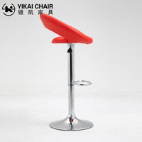 Tabouret de Bar en Cuir PU de Haute Qualité Design Pivotant Moderne avec Fonction Réglable pour la Maison Hôtel Salle à Manger Salon Atelier Utilisation