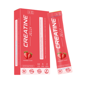 Aeglewell  Créatine en bâtonnets de gelée sans sucre, gelée de Petin, renforce les lignes musculaires, bâtonnets de gelée de créatine pour booster l'énergie avant l'entraînement - Product Image 1