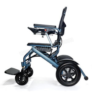 Silla de Ruedas Eléctrica Plegable Ligera de Aleación de Aluminio, Plegado con una Sola Tecla, Apta para Transporte Aéreo con Batería de Litio Segura - Product Image 2
