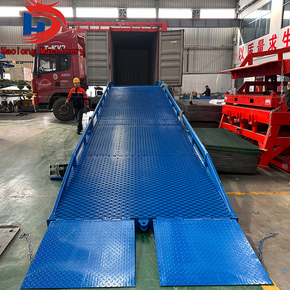 Chinese Factory Hydraulic Container Load Ramp Shipping Container Ramps ...