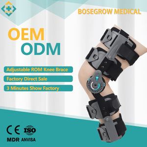 Penyangga lutut ortopedi dapat disesuaikan, dukungan meniskus & tempurung lutut untuk pemulihan fraktur setelah operasi, rehabilitasi anggota bawah - Product Image 1