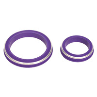 Royal Way Joint d'étanchéité à marteau anti-extrusion NBR HNBR FKM avec bague en laiton, résistance aux hautes températures, 15 000 PSI, pour collecteur haute pression