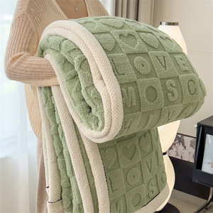 Coperta calda a cuore morbido <span class=keywords><strong>Plaid</strong></span> per biancheria da letto invernale - Product Image 4