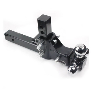 Chất lượng cao tri-bóng Hitch Chrome mạ có thể điều chỉnh Trailer cánh tay phù hợp với Trailer bóng Tow Coupler Trailer phụ kiện - Product Image 2