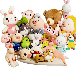 Lote Mixto de Fábrica de Juguetes de Peluche: Muñeco de Conejo de 7 Pulgadas con Relleno de Algodón PP, Pequeño Muñeco para Máquina de Peluches, <span class=keywords><strong>Mini</strong></span> Muñeco para Bodas - Product Image 1